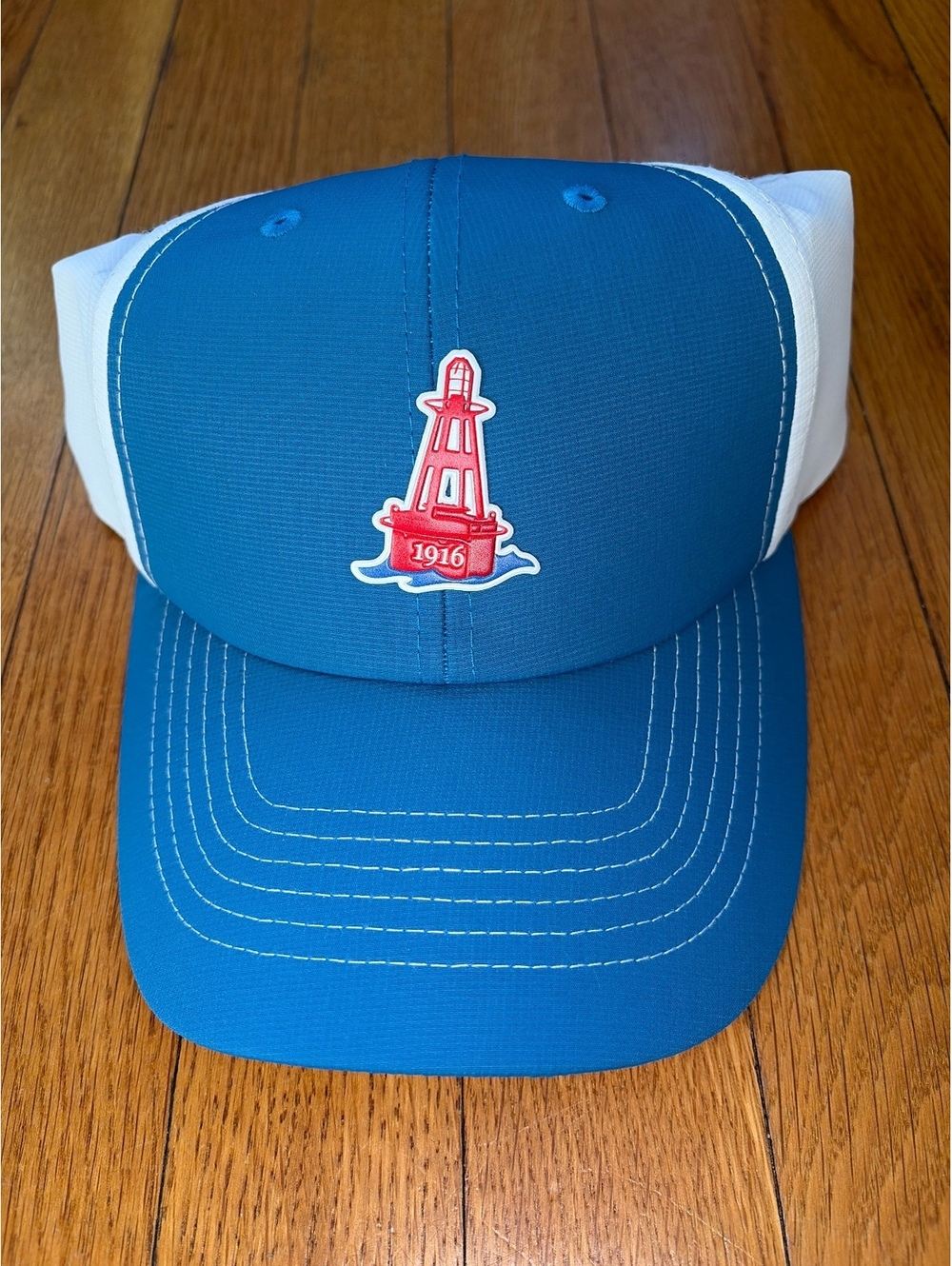 Pocasset Golf Club Imperial Hat Cape Cod Blue White 1916 Donald Ross Cap NWT